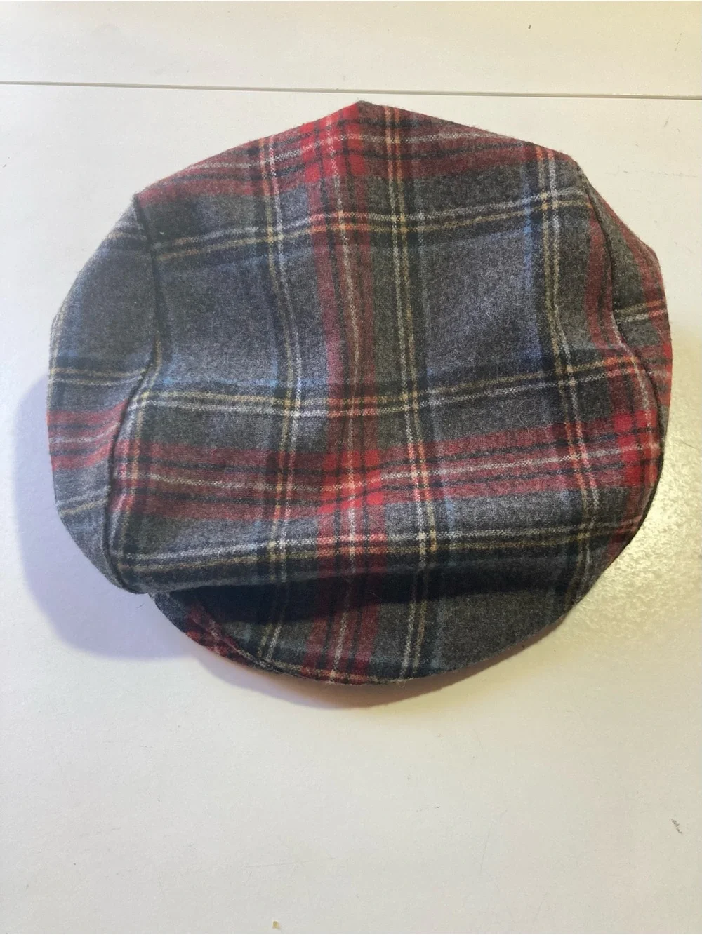 Pendleton Vintage 100% Virgin Wool Flat Cap Plaid Size Medium